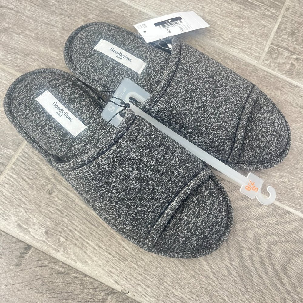 NWT Men's Lonzo Slide Slippers - Goodfellow & Co Gray - various sizes